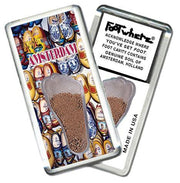 Amsterdam FootWhere® Souvenir Fridge Magnet. Made in USA-FootWhere® Souvenirs